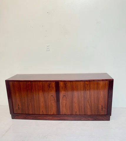 Rosewood Sideboard / Credenza Designed by Hans Peter Hansen for H.P Hansen Denma Cover
