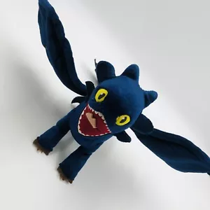 Dreamworks How to Train Your Dragon Toothless Night Fury Plush Posable Wings 15" - Picture 1 of 13