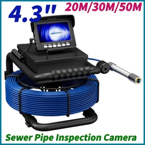 Sewer Pipe Inspection Camera DVR IP68 Industrial Endoscope with 4.3 Monitor - Picture 1 of 20