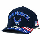 U.S.AIR FORCE Hat Military Official Licensed Flag Bill Baseball Cap- Navy Blue
