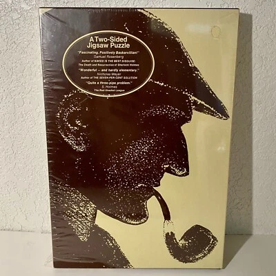 Vintage - Giant 1975 Two-Sided Sherlock Holmes Jigsaw Puzzle No. 221B NEW SEALED - Image 1 of 4
