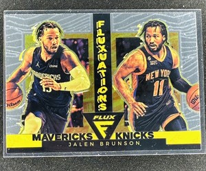 2022-23 Panini Flux - Jalen Brunson #10 -  Fluxations Insert - New York Knicks