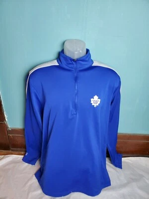Antigua Toronto Maple Leafs 1/4 Zip Sweatshirt NHL Hockey Men's Size Medium M  - Image 1 of 4