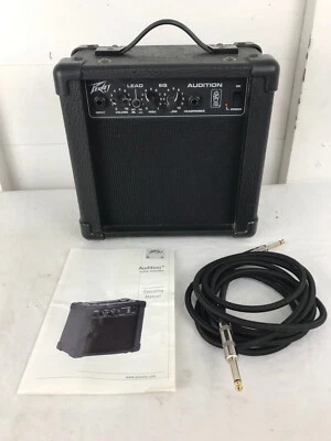 Combo amplificador de práctica Peavey Audition con manual del propietario y cable de 10'. 15w. 1x5" Foto 1 de 4