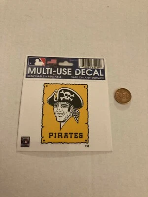 Nice Wincraft Pittsburgh Pirates Cooperstown Collection Decal Rare NOS - Image 1 of 2