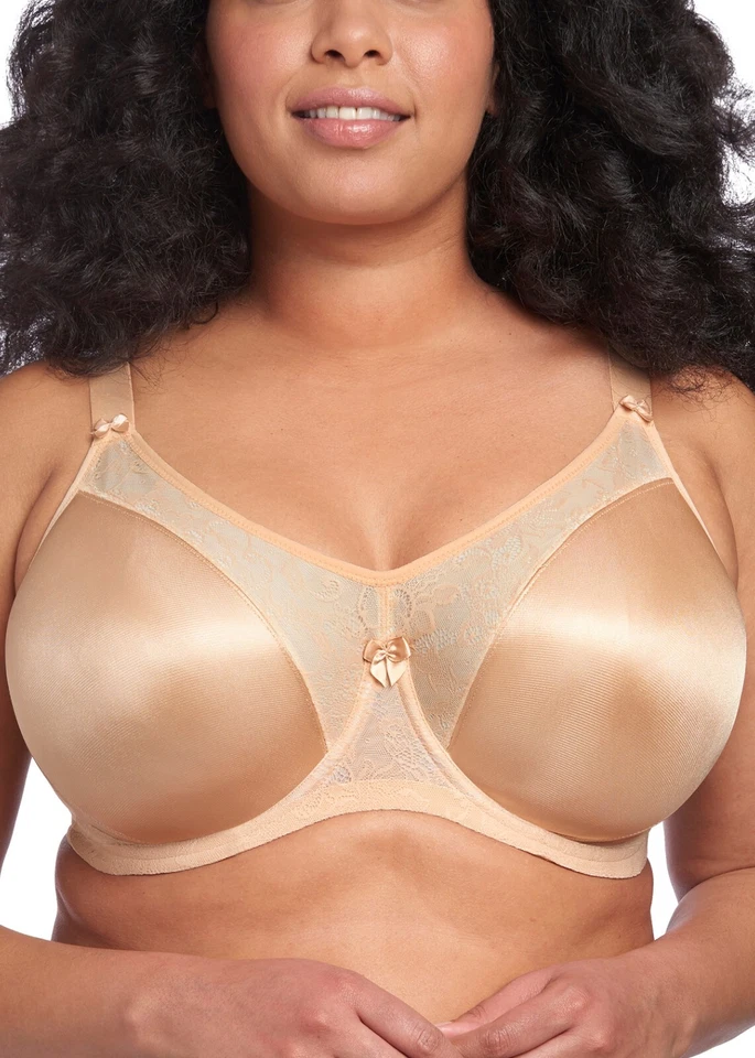 GODDESS YVETTE SAND UNDERWIRE MOULDED BRA SIZE 36FF / 14FF - Image 1 of 1
