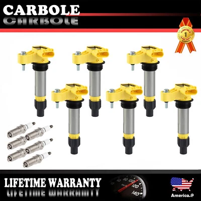 High Performance For 2013-2017 Chevrolet Equinox 3.6L Spark Plugs and Coils Pack - Image 1 of 4
