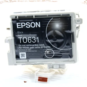 1x Genuine Epson T0631 Black Cartridge ● Stylus C67/C87/CX3700/CX4100/CX4700 - Picture 1 of 3