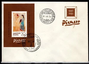 HUNGARY-1981. FDC S/S- La Toilette by Picasso MNH!! Mi.Bl.154. - Picture 1 of 1