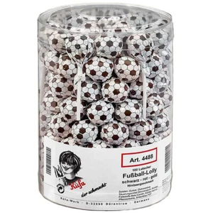 Küfa Calcio Lolly Nero Rosso Oro Confezionati Singolarmente 100er 1650g - Foto 1 di 1
