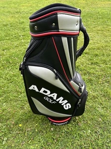 Adams Golf Cart Bag - Black / Silver / Red - Picture 1 of 16