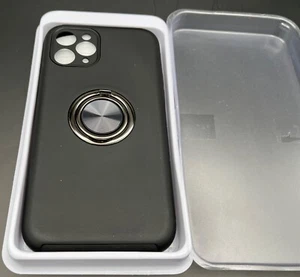 Coque iPhone 11 Pro Noire - Photo 1 sur 3