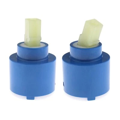 2 Stück Keramikscheiben-Kartusche 35 mm Kunststoff für Bad Waschbecken Dusche... - Bild 1 von 4