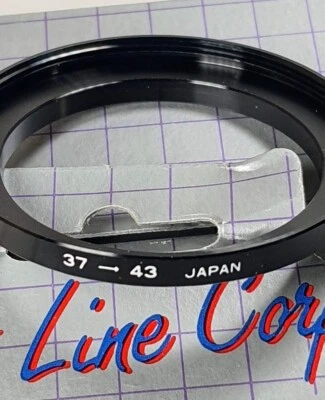 37-43mm Step-Up Adapter Metal Ring 37mm-43mm 37-43 Stepping Step up E37-E43 - Image 1 of 4