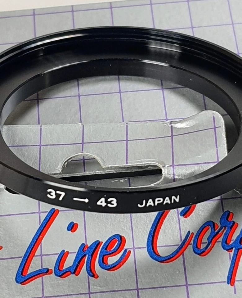 37-43mm Step-Up Adapter Metal Ring 37mm-43mm 37-43 Stepping Step up E37-E43 - Image 1 of 4