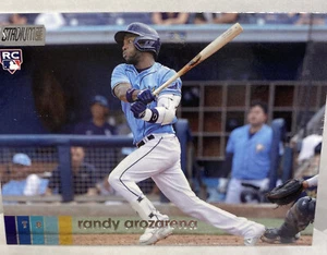 Randy Arozarena 💥 2020 Topps Stadium Club Chrome ROOKIE RC #299 Rays - Picture 1 of 2