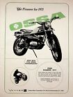 1971 Ossa Pioneer 5-Speed - Vintage Motorcycle Ad
