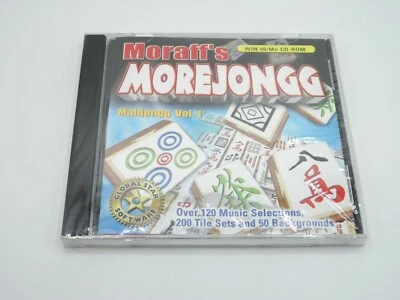 Moraff's MoreJongg Mahjongg Vol. 1 PC Win 98/ME CD ROM BRAND NEW - Image 1 of 2