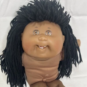 RARE AA Cabbage Patch Doll With Teeth CK19 Girl Mattels First Edition 1983 Black - Picture 1 of 11