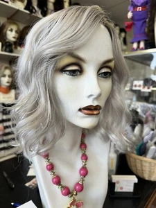 “Wren” by ESTETICA in SilversunRT8 Lace Front w/ Mono Part Reg. $299.00 ❤️ - Picture 1 of 12