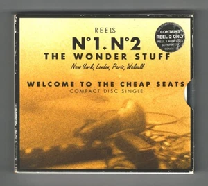 THE WONDER STUFF Reels No. 1 + No. 2 Welcome to Cheap Seats 2xCD slipcase NM/VG+ - Picture 1 of 2