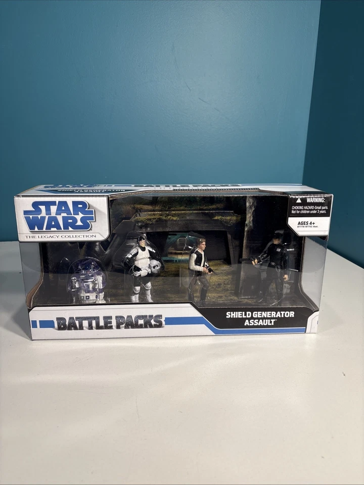 Star Wars Legacy Collection Shield Generator Assault Battle Pack 2008 Novo - Imagem 1 de 4