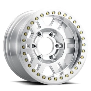 17x9.5 Vision 398 Manx Competition BEADLOCK Machined Wheel 6x5.5 (-44mm) - Picture 1 of 5