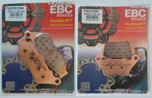 EBC Sintered FRONT and REAR Brake Pads Fits BMW G650GS / SERTAO (2009 to 2015) - Picture 1 of 12