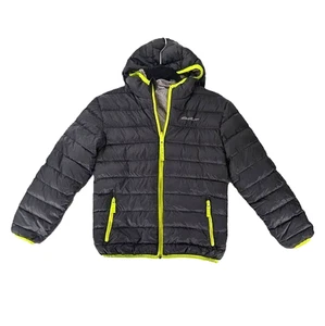 Eddie Bauer wendbare wetterfeste verstaubare Daunenjacke Jungen Größe S 7 8 - Bild 1 von 9