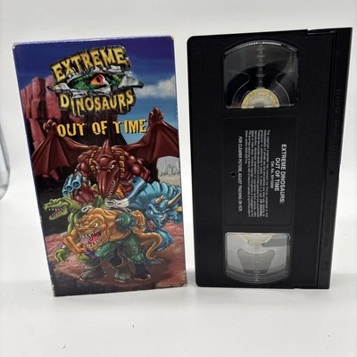 Extreme Dinosaurs: Out of Time VHS 1997 Vintage Cartoon Pilot Episode + Bonus Ep - Image 1 of 4