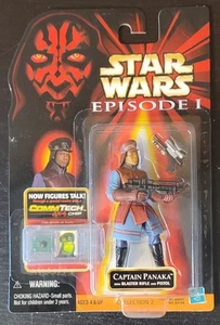 STAR WARS EPISODE 1 COMMTECH CHIP CAPTAIN PANAKA ACTION FIGURE - NEW - Picture 1 of 3
