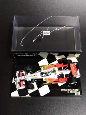 Minichamps Giancarlo Fisichella Force India 2008 firmato 1/43 F1 Model - Immagine 1 di 2