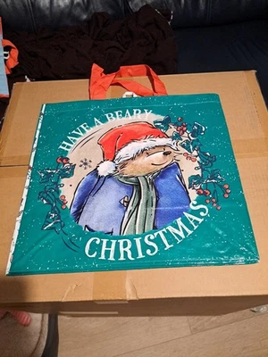 2025 Paddington Bear Christmas tote reusable shopping bag. New - Image 1 of 2