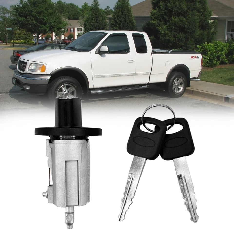 Ignition Switch Lock Cylinder with Keys for Ford F150 F250 F350 Ranger 707624 Foto 1 de 4