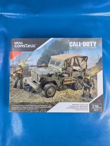 Mega Bloks Construx Infantry Scout Car Call of Duty FDY77 World War II Jeep New - Picture 1 of 6