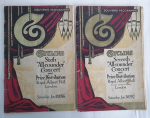 Cycling 1936 & 1937 6th & 7th "All-rounder" Royal Albert Hall Souvenir Programme - Picture 1 of 18