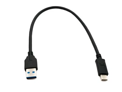 SYSTEM-S USB 3.1 Cable 30cm Type C Male to 3.0A Male Adapter 5Gbps - Image 1 of 4