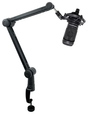 Audio Technica AT2050 Studio Condenser Recording Microphone+Pro Mic Boom Arm - Image 1 of 4