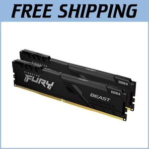 FURY Beast 32GB (2x16GB) DDR4 Memory - Low-Profile Design for Superior Cooling - Picture 1 of 11