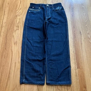 Y2K Makaveli Embroidered Jeans - Picture 1 of 4