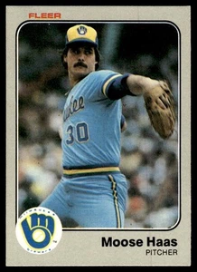 1987 Fleer ! Moose Haas Oakland Athletics #393 - Picture 1 of 2