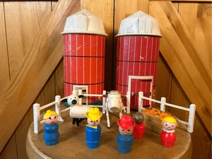 Piezas de granja familiar vintage FISHER PRICE Little People Play (8489) - Imagen 1 de 12