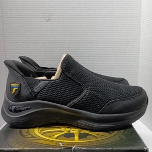Zapatos Skechers Goodyear GBS Zane Step In All Negros Para Hombre Talla 8.5 Resistentes al Deslizamiento - Imagen 1 de 7