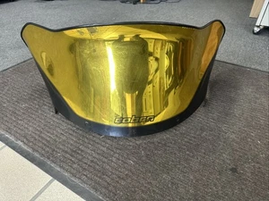 Polaris Snowmobile Edge Chassis 12" YELLOW/GOLD CHROME Windshield - Picture 1 of 8