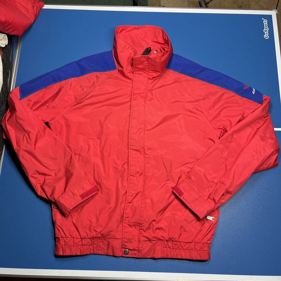 VINTAGE THE NORTH FACE EXTREME MENS JACKET LARGE RED FULL ZIP 80s USA - Image 1 of 4