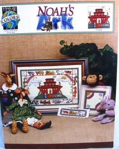 Vintage 1992 True Colors Noah's Ark Cross Stitch Pattern 110203 Animals - Picture 1 of 7
