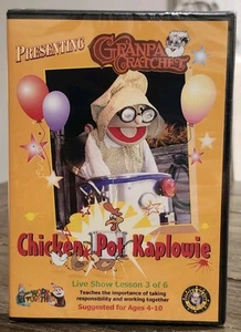 GRANPA CRATCHET Chicken Pot Kaplowie DVD Childrens Grandpa Working Together - Picture 1 of 3