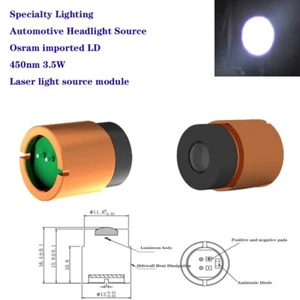 Módulo fuente de iluminación de escenario láser blanco para automóvil de alta potencia 3,5 W - Imagen 1 de 6