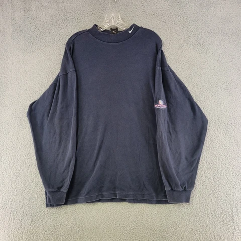 Gonzaga Bulldogs Shirt Mens XL Extra Large Blue Nike Golf Long Sleeve Cover