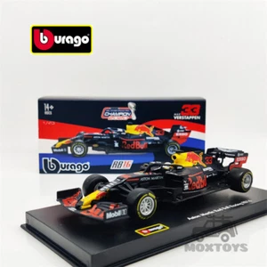Bburago 1:43 Redbull Racing F1 RB16 2020 No.33 Max with Helmet - Picture 1 of 6